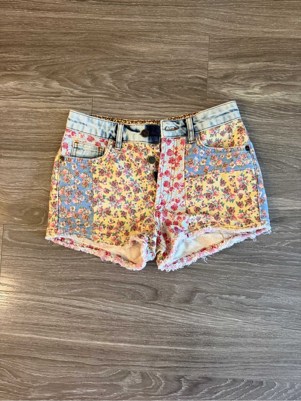 Anthropologie Patchwork Women’s Denim Shorts